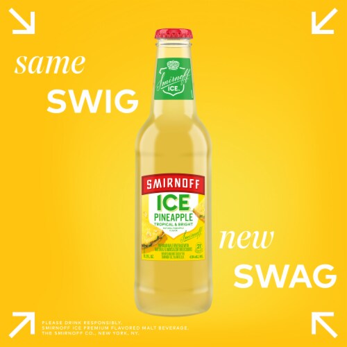 Smirnoff Ice Pineapple Perspective: top