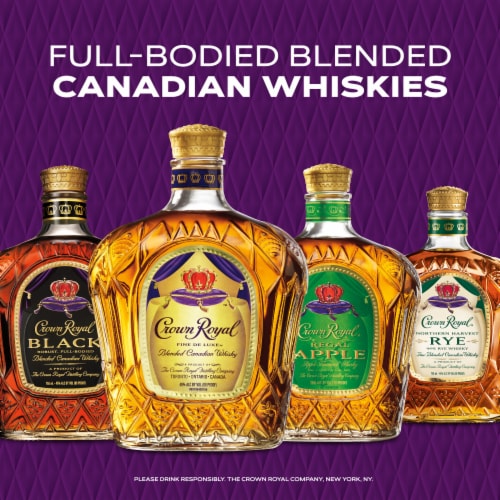 Crown Royal Black Blended Canadian Whisky Perspective: top