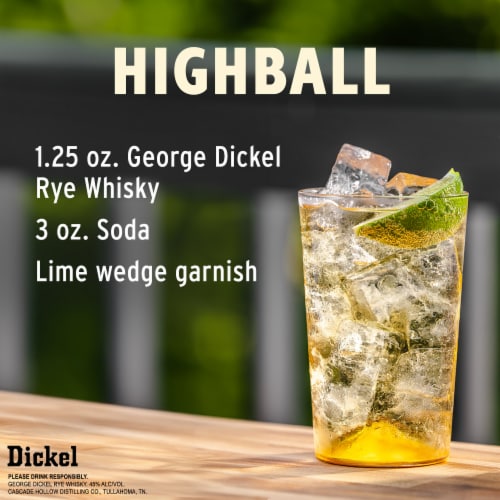 George Dickel Rye Whisky Perspective: top
