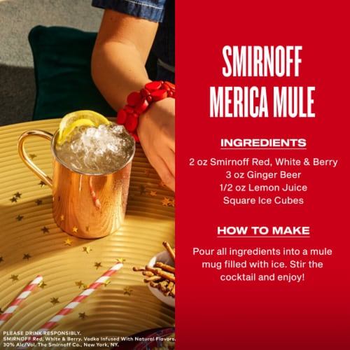 Smirnoff™ Vodka Red White and Berry Perspective: top
