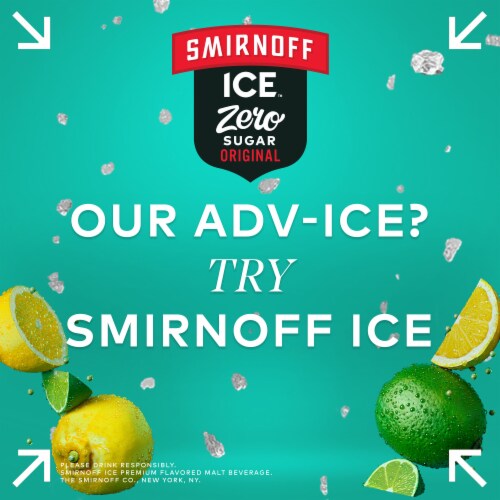 Smirnoff Ice Zero Sugar Original Perspective: top