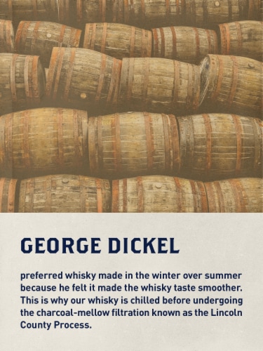 George Dickel Whiskey - American Single Barrel Aged 15Years Perspective: top