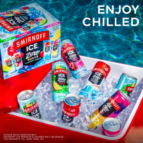 Smirnoff Ice Zero Sugar Variety Pack Perspective: top