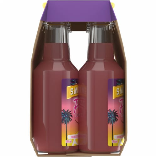 Smirnoff Pink Lemonade (Vodka Infused With Natural Flavors) Perspective: top