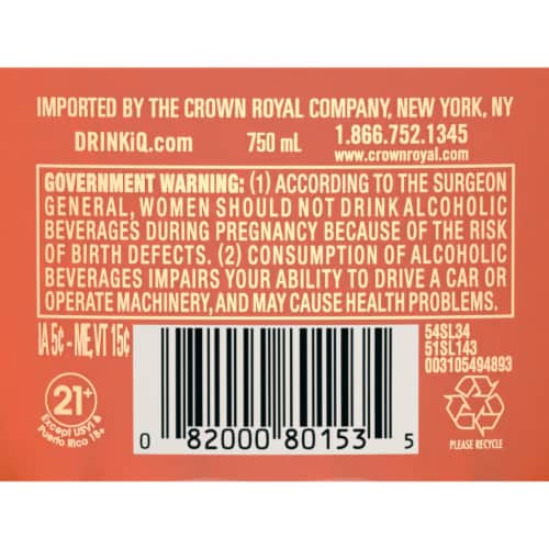 Crown Royal Noble Collection Barley Edition Blended Canadian Whisky Perspective: top