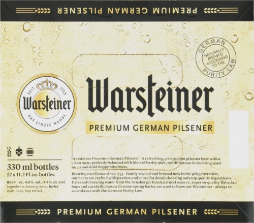 Warsteiner German Pilsener Perspective: top
