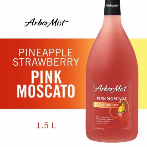 Arbor Mist Pineapple Strawberry Moscato Wine Perspective: top