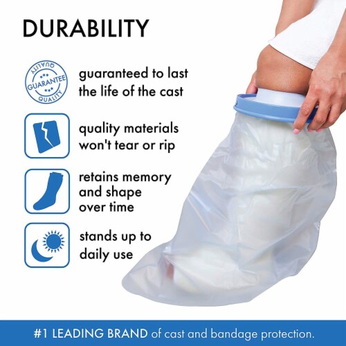 SEAL-TIGHT Cast Protector Wide Adult 24 Polyvinyl, 20106 Perspective: top