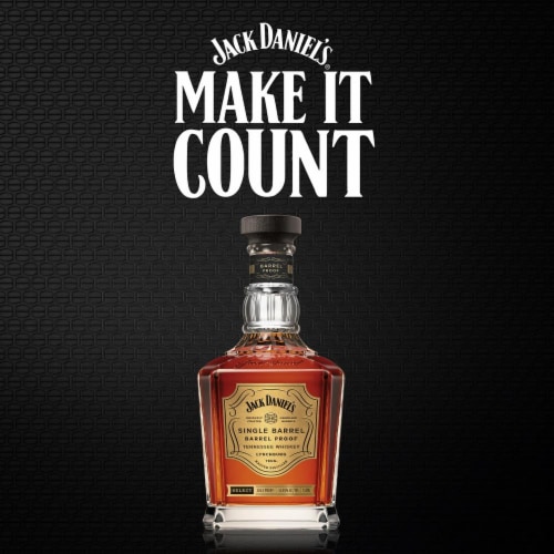 Jack Daniel's Single Barrel Barrel Proof Tennessee Whiskey Perspective: top