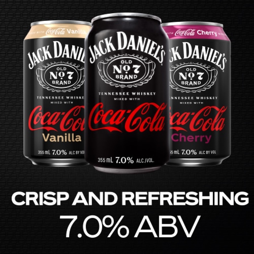 Jack Daniel's® and Coca-Cola Flavors Variety Pack Perspective: top