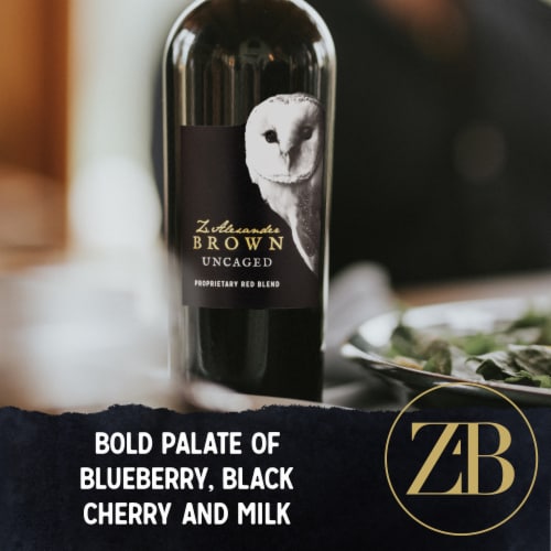 Z. Alexander Brown California Red Blend Wine Perspective: top