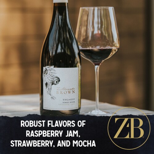 Z. Alexander Brown California Pinot Noir Red Wine Perspective: top