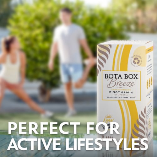 Bota Box Breeze Pinot Grigio White Wine Perspective: top