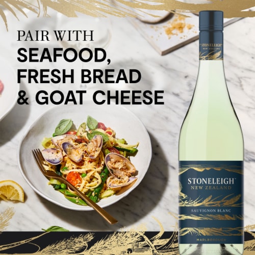 Stoneleigh Sauvignon Blanc White Wine, Marlborough, New Zealand, Perspective: top