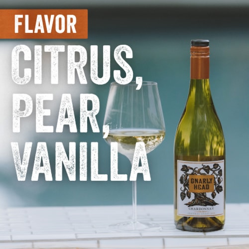 Gnarly Head California Chardonnay White Wine Perspective: top