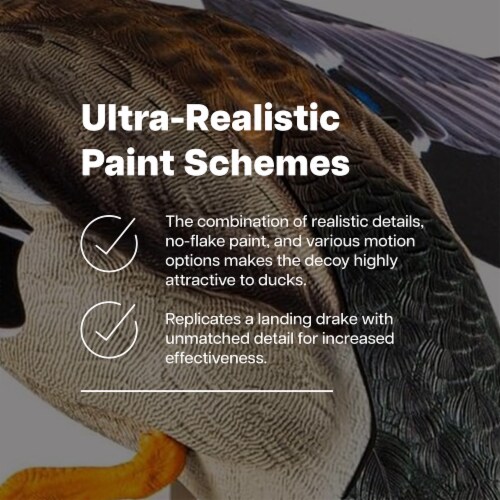 Avian X PowerFlight Mallard Weatherproof Realistic Spinning Wing Duck