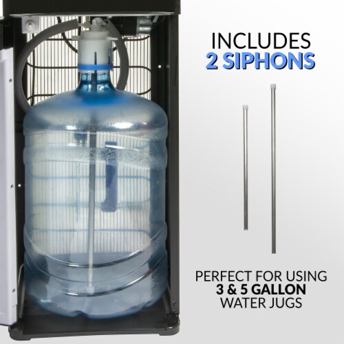 Igloo Hot Cold & Room Temperature Bottom Load Water Dispenser Perspective: top