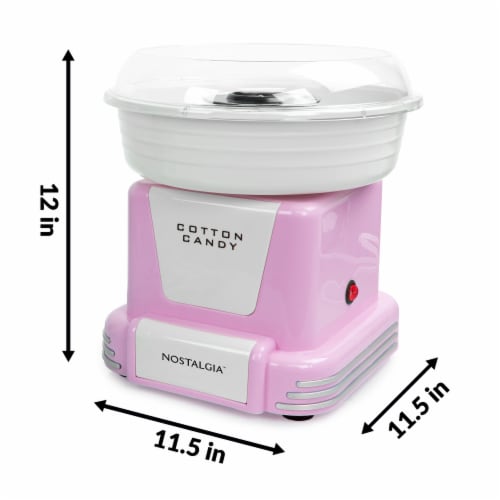 Nostalgia Retro Cotton Candy Maker - Pink/White, 1 ct - Foods Co.