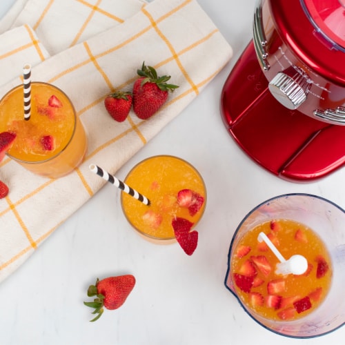 Nostalgia Retro Frozen Beverage Station - Retro Red Perspective: top