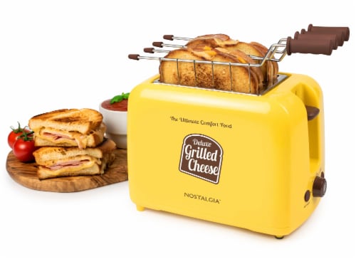 Nostalgia Deluxe Grilled Cheese Sandwich Toaster Perspective: top
