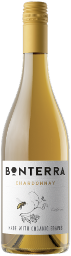 Bonterra® Made With Organic Grapes Chardonnay California White Wine Perspective: top