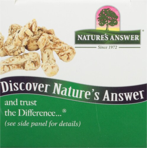 Nature's Answer Dong Quai Root Extract Herbal Supplement Vegetarian Capsules Perspective: top