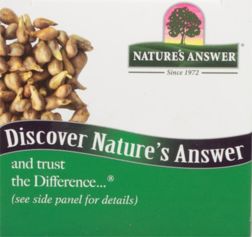 Nature's Answer® Grape Seed Extract Vegetarian Capsules Perspective: top
