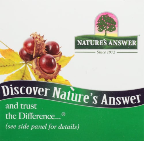 Nature's Answer® Horsechestnut Seed Vegetarian Capsules 250mg Perspective: top