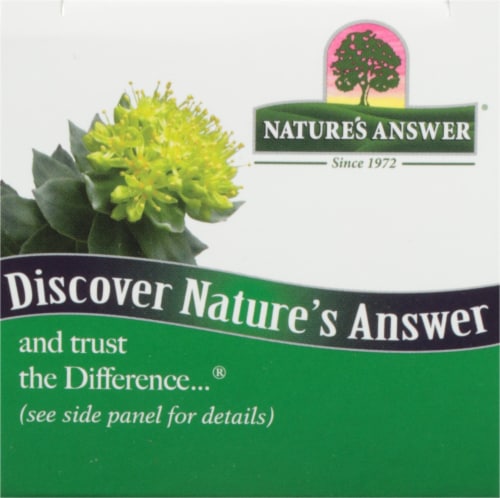 Nature's Answer Rhodiola Vegetarian Capsules 100mg Perspective: top