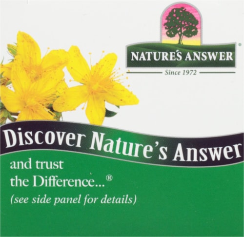Nature's Answer® St. John's Wort Herb Extract Vegetarian Capsules 320 mg Perspective: top