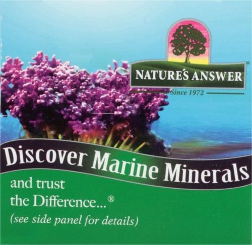Nature's Answer® Plant Based Magnesium Vegetarian Capsules 500mg Perspective: top