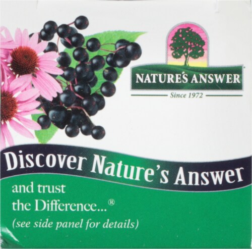 Natures Answer Sambucus Immune Black Elderberry Dietary Supplement Perspective: top