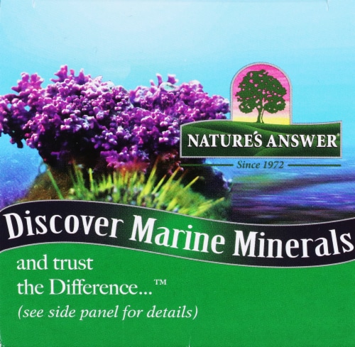 Nature's Answer Plant Based Magnesium 500 mg Dietary Supplement Perspective: top