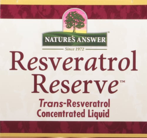 Nature's Answer Resveratrol Reserve Dietary Supplement Perspective: top