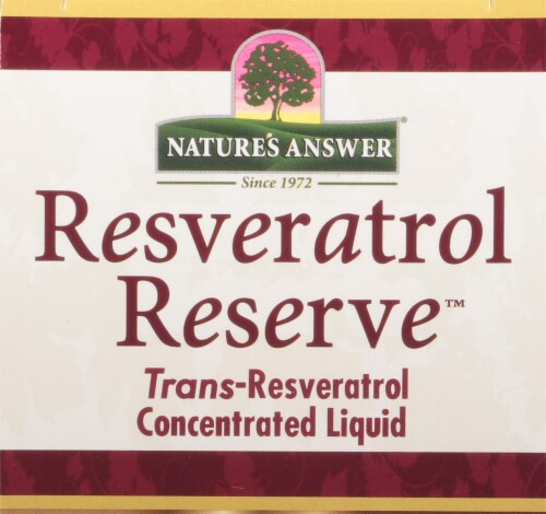 Nature's Answer Resveratrol Reserve Dietary Supplement Perspective: top