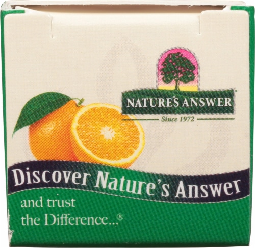 Nature's Answer Orange Essential Oil Perspective: top
