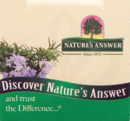 Nature's Answer Rosemary Essential Oil Perspective: top