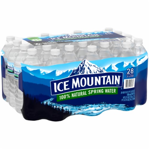 Ice Mountain Natural Spring Water Perspective: top