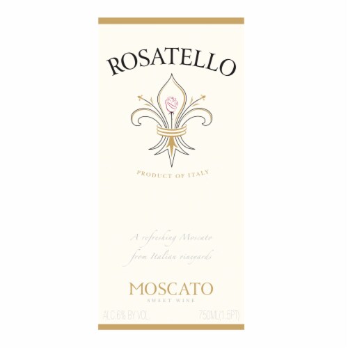 Rosatello Sweet IGT Moscato Italian White Wine Perspective: top