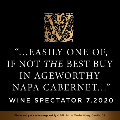 Mount Veeder Napa Valley Cabernet Sauvignon Red Wine Perspective: top
