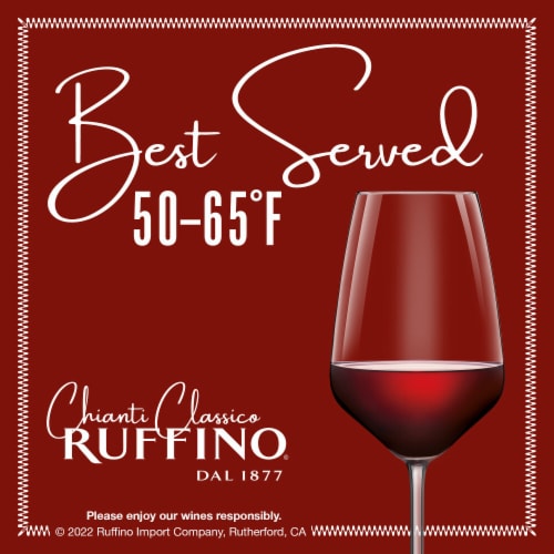 Ruffino Italian Riserva Ducale Chianti Classico DOCG Sangiovese Red Blend Red Wine Perspective: top