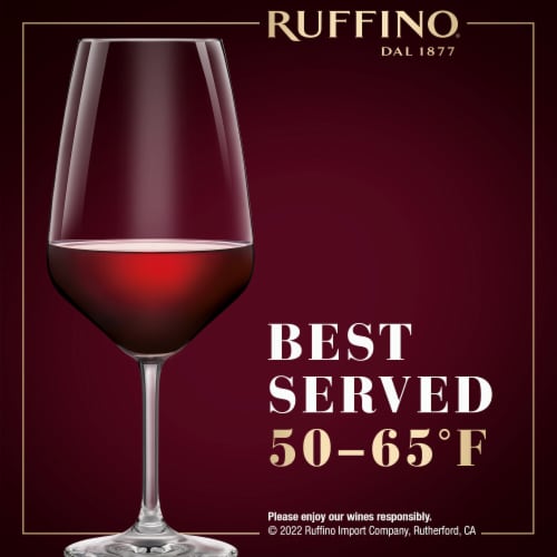 Ruffino Italian Riserva Ducale Oro Gran Selezione Chianti Classico DOCG Sangiovese Red Wine Perspective: top