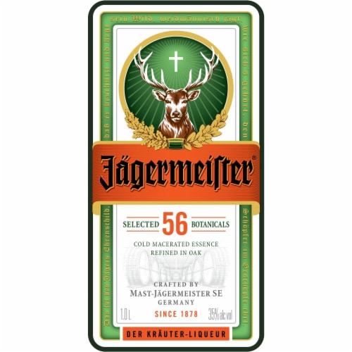 Jagermeister Herbal Liqueur Perspective: top