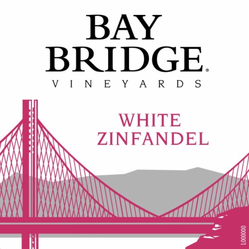 Bay Bridge White Zinfandel Rose Wine Perspective: top