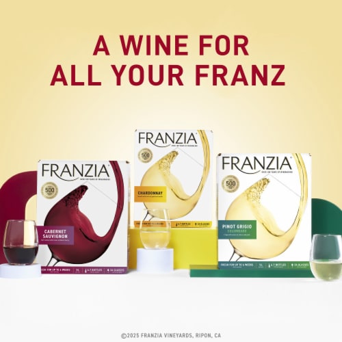 Franzia Chardonnay White Wine Perspective: top