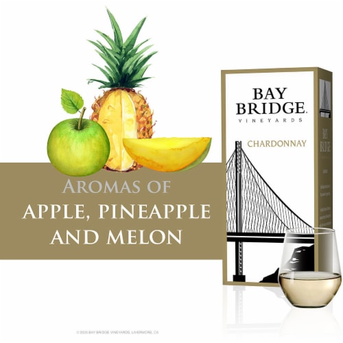 Bay Bridge Chardonnay White Wine Perspective: top
