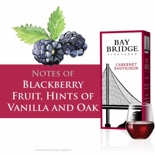 Bay Bridge Cabernet Sauvignon Red Wine Perspective: top