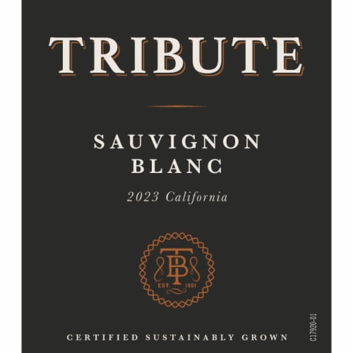 Tribute Sauvignon Blanc California White Wine Perspective: top
