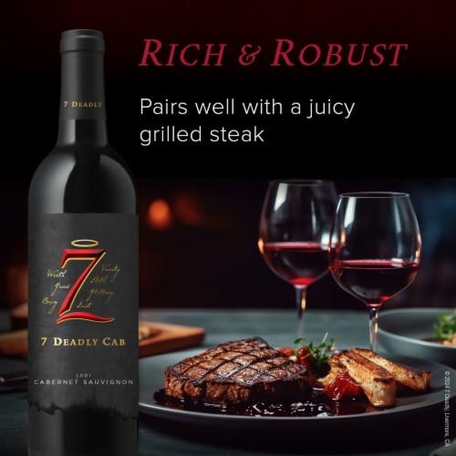 Seven Deadly Cabernet Sauvignon Perspective: top