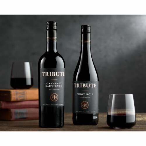 Tribute Pinot Noir California Red Wine Perspective: top